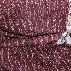 Quilting 6 Yards Craft Cotton Fabric Yardage Eugene Textiles Washed Burgundy